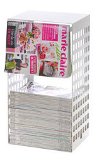 étagère à magazines Magasinet / design Copparstad, édition LaPaDD - blanc